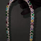 12mm Multi Stone 925 Sterling Silver Moissanite Chain