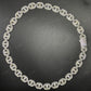 14mm 925 Sterling Silver Moissanite Gucci Link