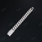20.0mm square 3 row Sterling Silver Moissanite Cuban Chain