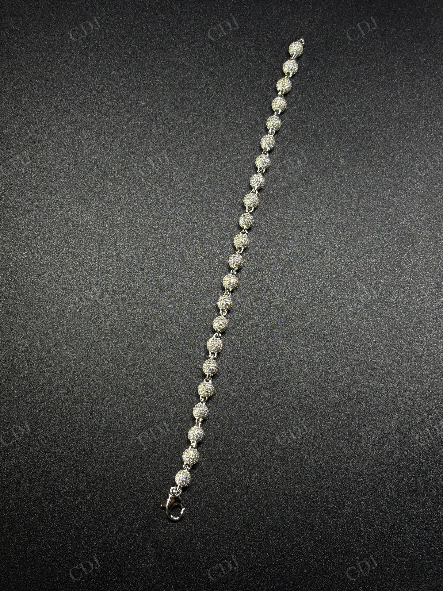 5mm 925 Silver Ball Moissanite Chain