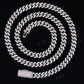 6mm Round Cut Sterling Silver Cuban Moissanite Chain