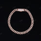 6mm Round Cut Sterling Silver Cuban Moissanite Chain