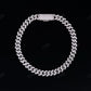 6mm Round Cut Sterling Silver Cuban Moissanite Chain