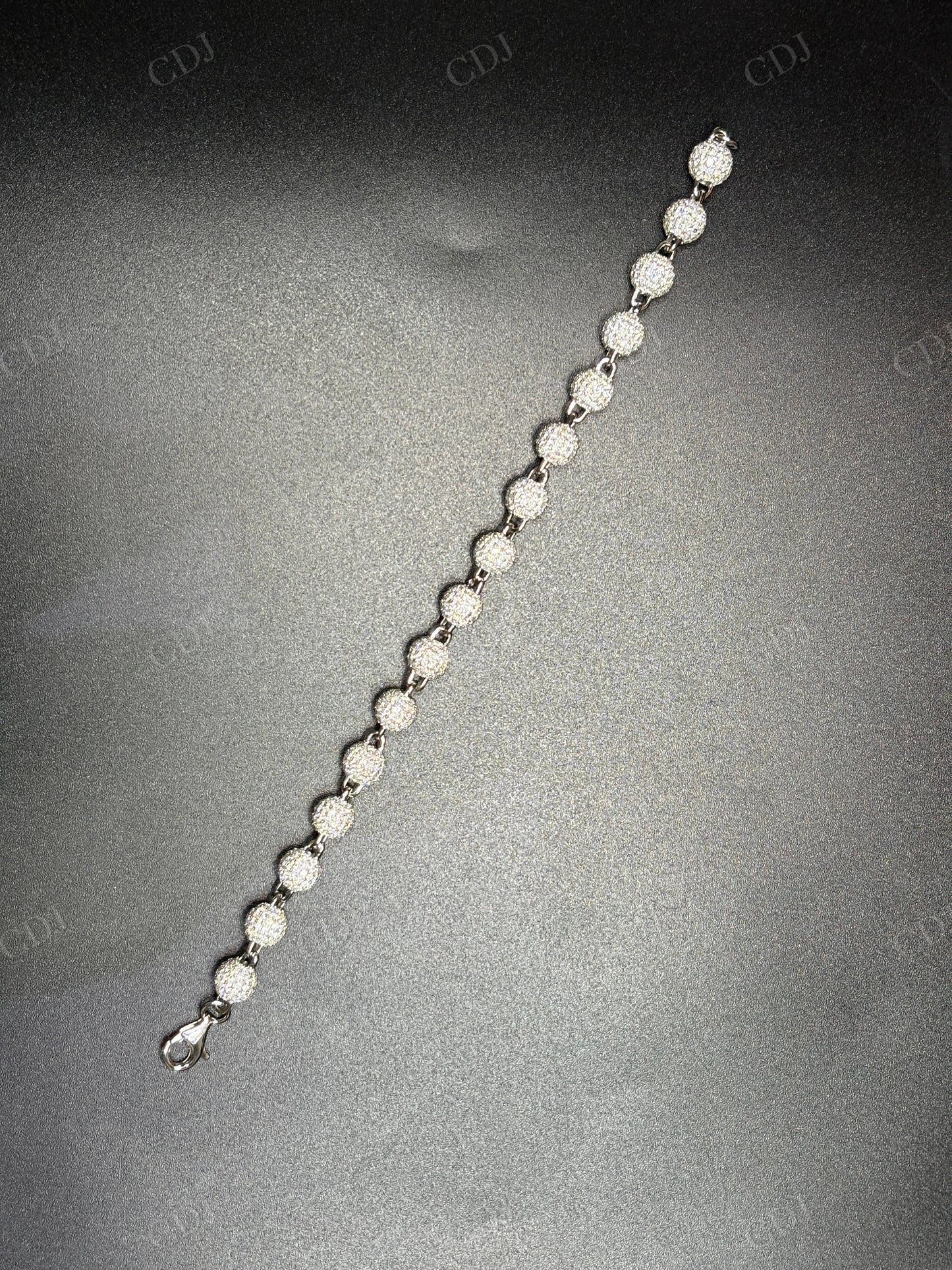 8mm 925 Sterling Silver Moissanite Ball Chain