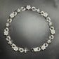 18mm Flower Cross Moissanite Sterling Silver Chain