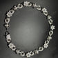 18mm Flower Cross Moissanite Sterling Silver Chain