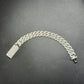 14mm 4 Row ARC 925 Sterling Silver Moissanite Chain