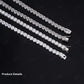 6mm Moissanite Silver Tennis Chain