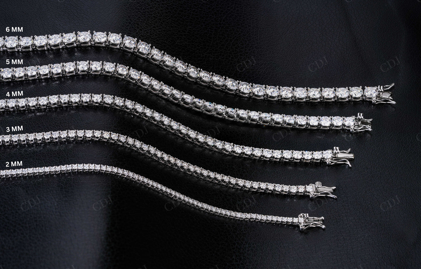 6mm Moissanite Silver Tennis Chain