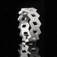 Cuban Link Moissanite Sterling Silver Ring