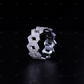 Cuban Link Moissanite Sterling Silver Ring
