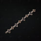 Big Small Marquise Moissanite Silver Bracelet
