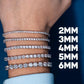 5MM 925 Sterling Silver Moissanite Tennis Bracelet