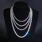 4MM Moissanite 925 Sterling Silver Tennis Chain