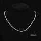2MM Moissanite 925 Sterling Silver Tennis Chain